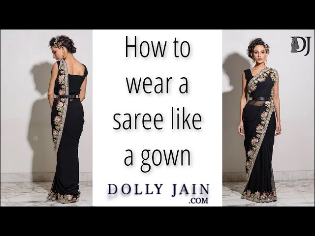 Buy Varun & Nidhika Pink Chiffon Pre-draped Saree With Blouse Online | Aza  Fashions | Indian fashion dresses, Saree designs party wear, Stylish sarees